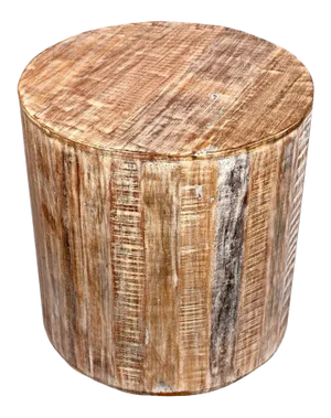 Farmhouse Round Accent Table