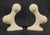 Traditional Pair of Vintage European Ceramic Bathroom Towel Bar Brackets For Sale - Image 3 of 9