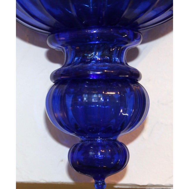 Contemporary "Blue Porpora" Blue Venini Wall Sconce For Sale - Image 3 of 4