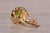 The Spiralizer: Spiralized Oval Peridot Ring in Yellow Gold For Sale In Philadelphia - Image 6 of 11