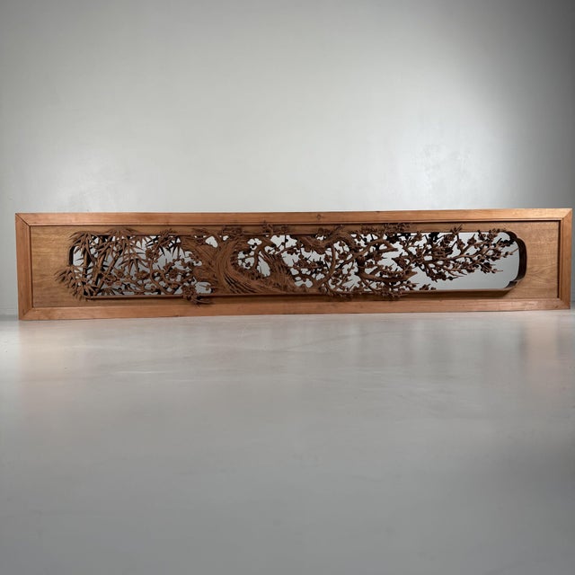 Monumental Japanese Ranma Transom Panel, 1960s For Sale - Image 18 of 18