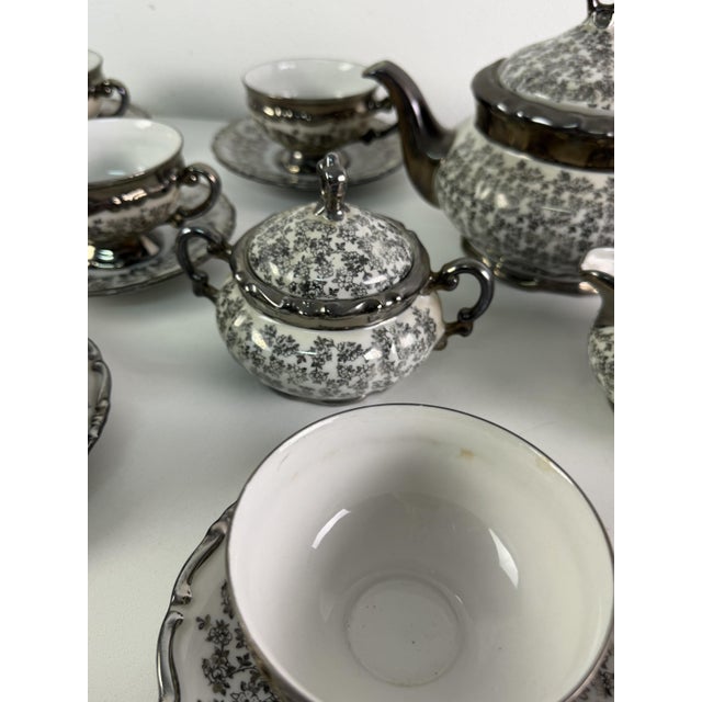 Mitterteich Tea Service for 12 in Porcelain, Bavaria, 1931, Set of 29 For Sale - Image 10 of 15