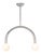 Regina Andrew Happy Steel Pendant, Small, Polished Nickel For Sale