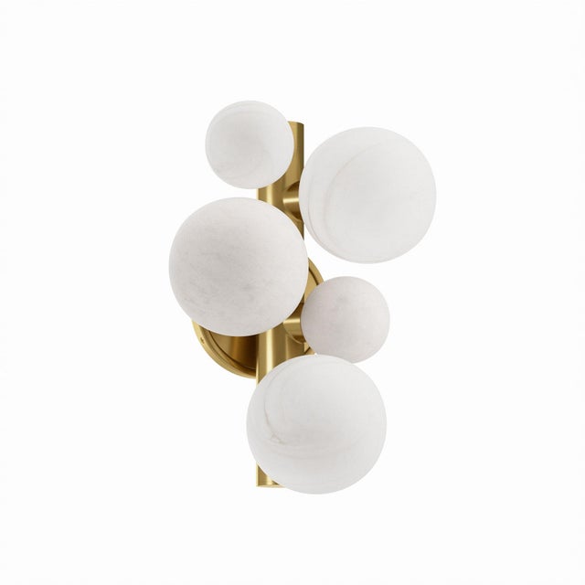 Regina Andrew Sofia Sconce, Natural Brass For Sale - Image 9 of 9