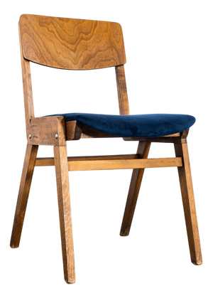 Casala Stacking Upholstered Dining Chair, 1970s