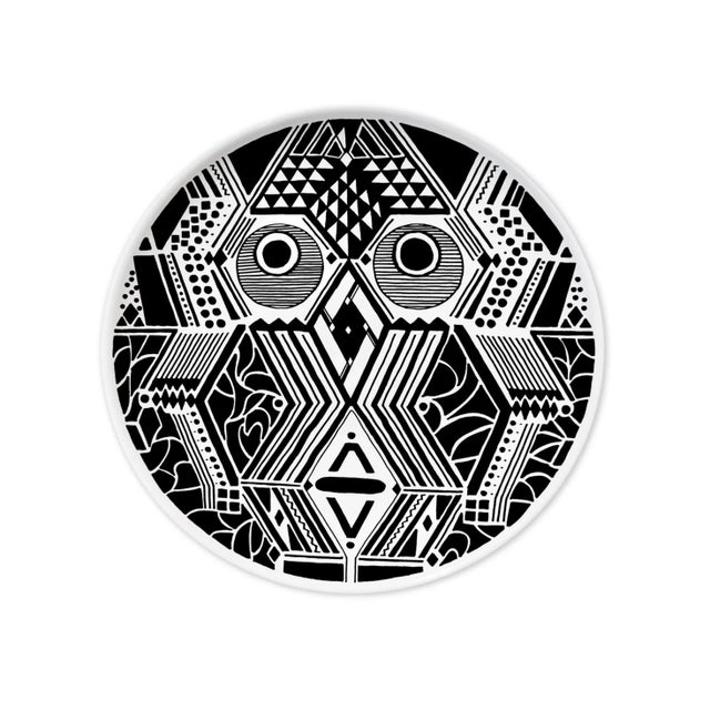 Mudeec You | Cultures Ceramic Plate by Vincenzo D’Alba for Kiasmo For Sale - Image 4 of 4