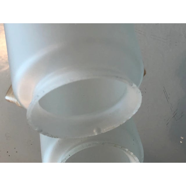 Pair of Late 20th Century Vianne Cognac Tulip Otteson Glass Satin Shades For Sale In San Diego - Image 6 of 8
