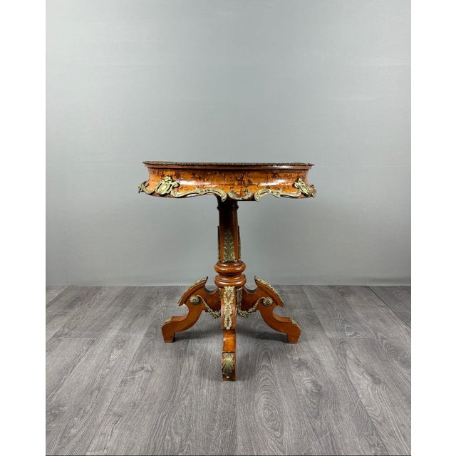 20th Century Louis XV Style Pedestal Table For Sale - Image 13 of 13