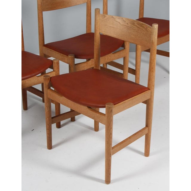 CH36 Dining Chairs in Oak by Hans J. Wegner for Carl Hansen & Søn, 1970s, Set of 4 For Sale - Image 6 of 12
