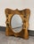 Design Plus Gallery presents a Chinoiserie Style Wall Mirror from Interlude Home. An undulating wood frame, oval center...