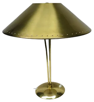 Brass Table Lamp, 1950s