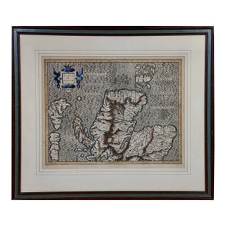 Northern Scotland: 16th Century Hand-Colored Map by Mercator, 1564 For Sale