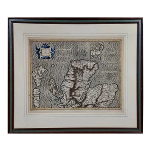 Northern Scotland: 16th Century Hand-Colored Map by Mercator, 1564
