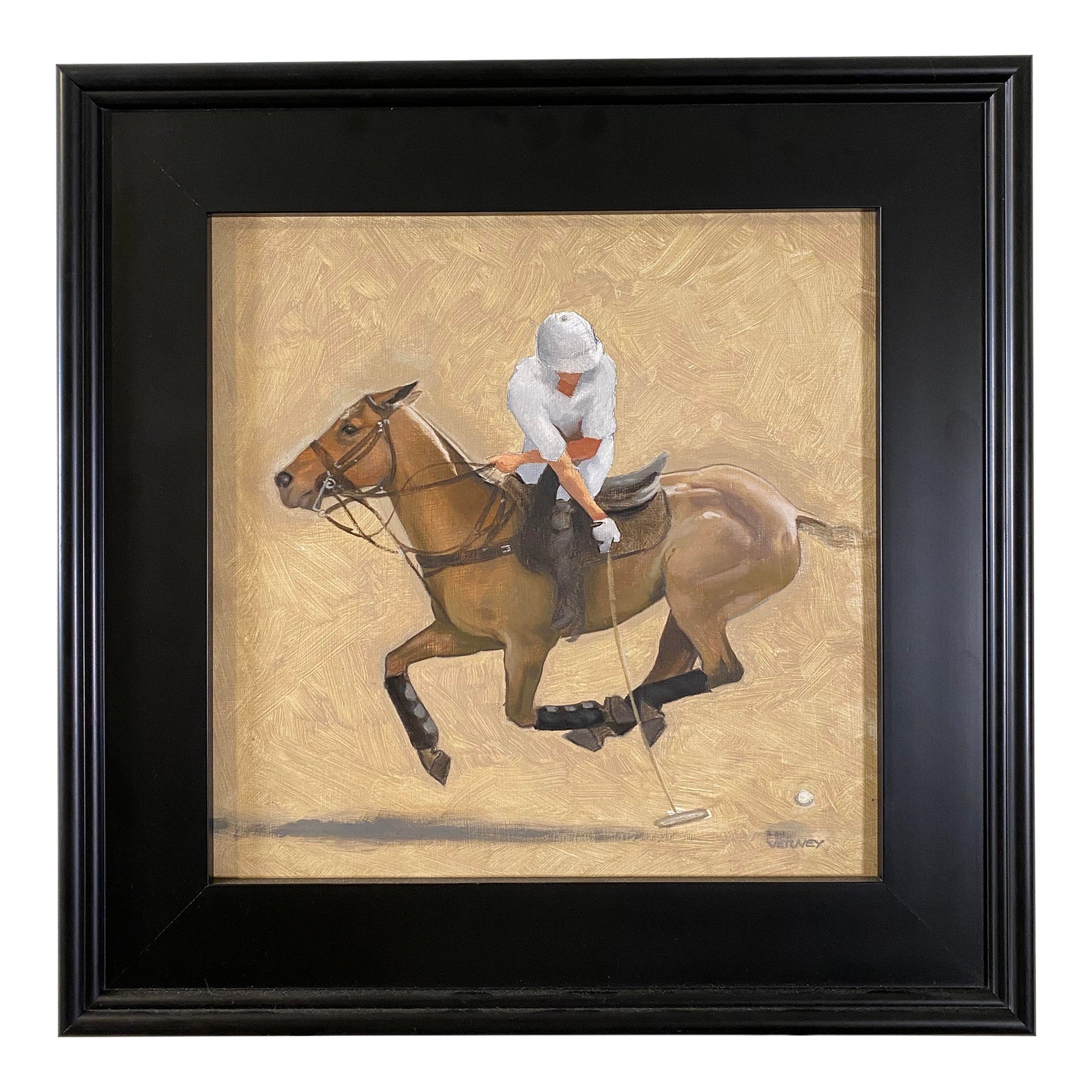 Reverse Shot Sport Figurative Painting by Spencer Verney Chairish