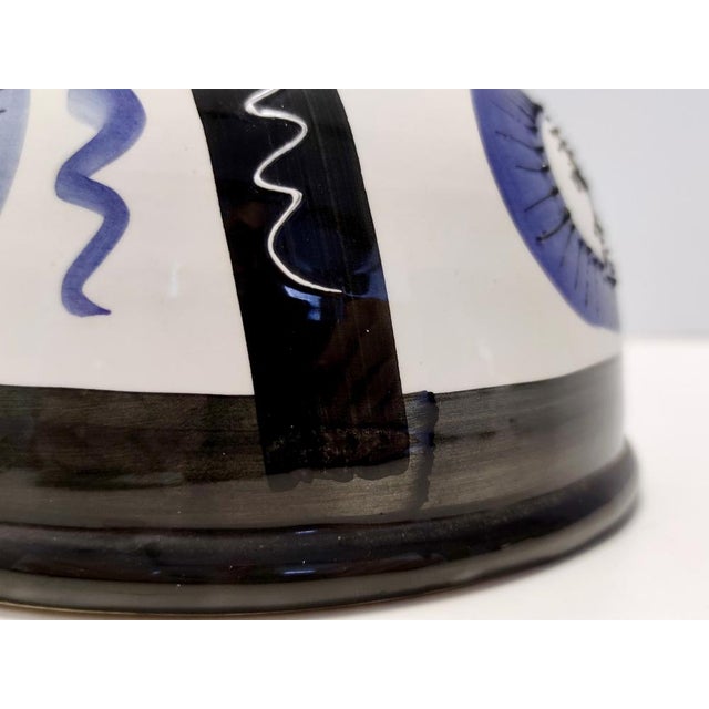 Hand-Painted Ceramic Jug in the style of Picasso, 1970s For Sale - Image 11 of 14