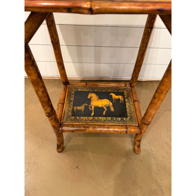 19th Century English Decoupage Side Table For Sale - Image 9 of 9