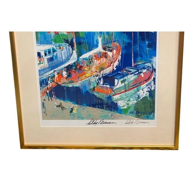 1990s LeRoy Neiman “St. Tropez” Signed Serigraph, 1995. For Sale - Image 5 of 10