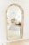 1930's French Farmhouse Carved Arched Rustic Door/Mirror/80.5" For Sale - Image 4 of 4