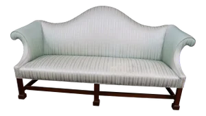 Custom Made Chippendale Style Sofa