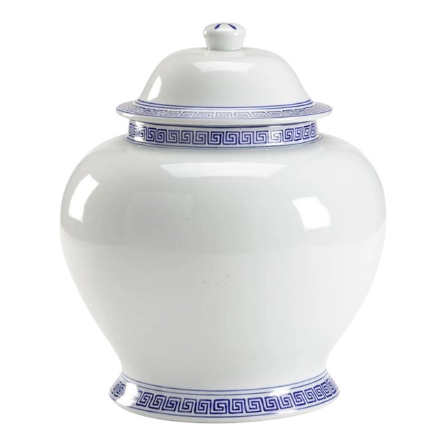 Greek Key Covered Urn For Sale