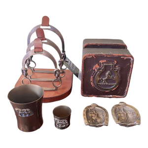 Vanderbilt Whitney Equestrian-Themed Desk Items
