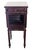 Antique French 1920s Marble Top Nightstand Mahogany Bedside Cabinet For Sale - Image 9 of 18