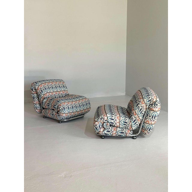 Set of Italian Funky Lounge Chairs For Sale - Image 12 of 12