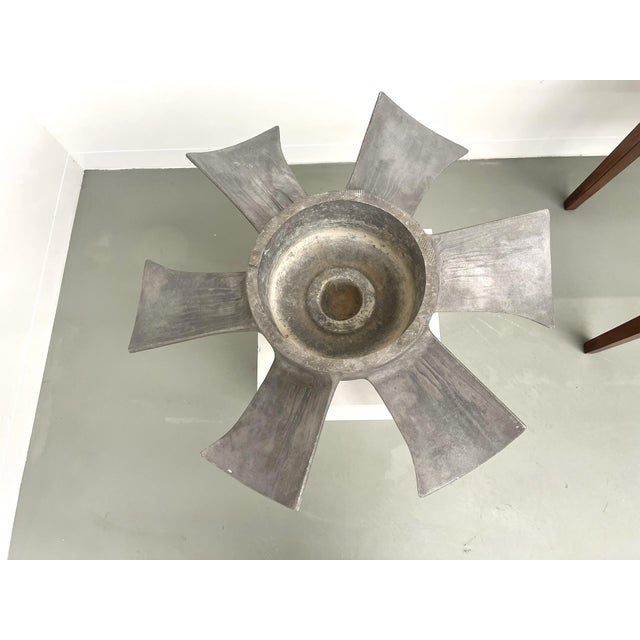 1950s Helical Vase in Cast Aluminum, 1950s For Sale - Image 5 of 14