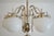 Art Deco Hungarian Chrome Glass Ceiling Lamp, 1930s For Sale - Image 6 of 12
