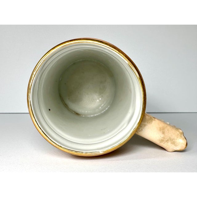 Ceramic Early 20th Century Limoges Style Ozarks Hillbilly Mug with Fishing Lure For Sale - Image 7 of 10