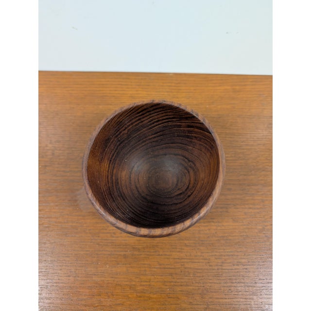1960s Mid-Century Modern Sculptural Organic handCarved Centerpiece Bowl For Sale - Image 4 of 6