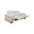 Animal Skin Cream Leather 3-Seater Sofa from Natuzzi For Sale - Image 7 of 18