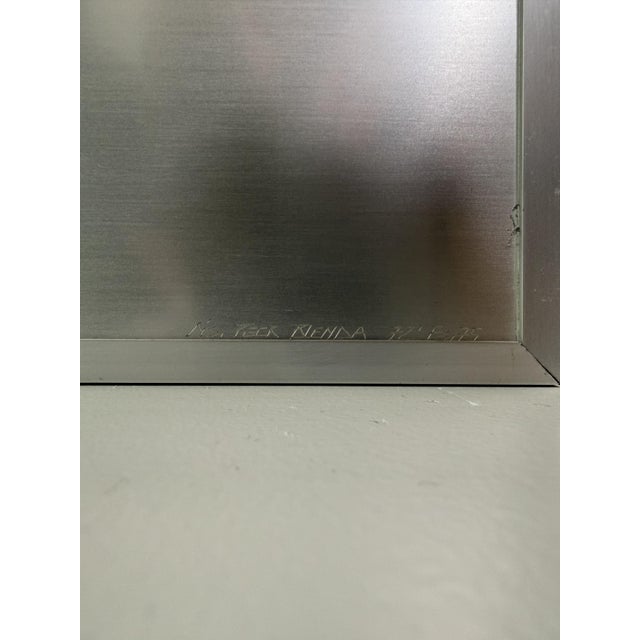 Vintage Italian Kinetic Op Art Work, 1970s For Sale - Image 9 of 10