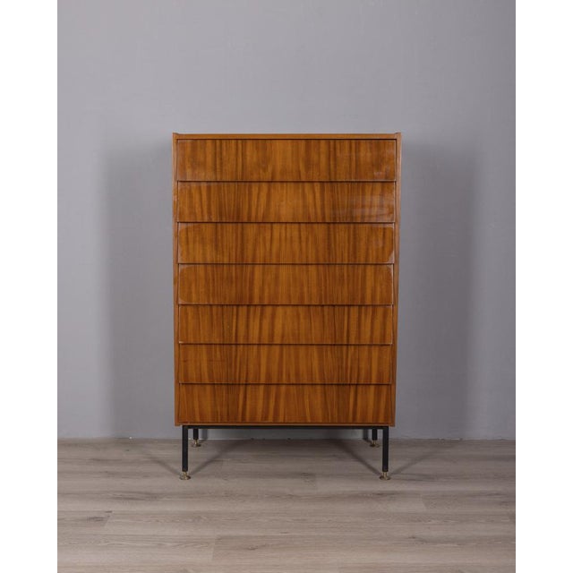 Vintage Teak Chest of Drawers, Italy, 1960s For Sale - Image 11 of 11