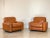 Set of Piumotto Model Leather Armchairs by Arrigo Arrigoni for Busnelli, 1970s For Sale - Image 4 of 18