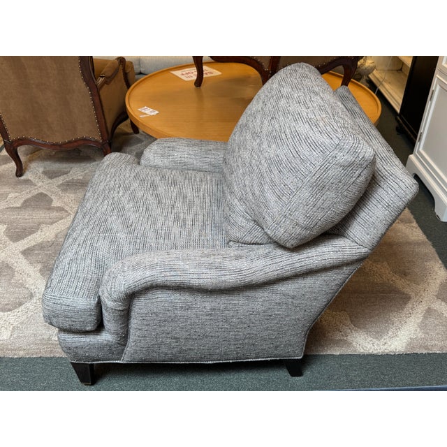 Textile Crate &Amp; Barrel Essex Armchair For Sale - Image 7 of 10