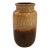 Vintage Brown Drip Glaze Ceramic Vase For Sale