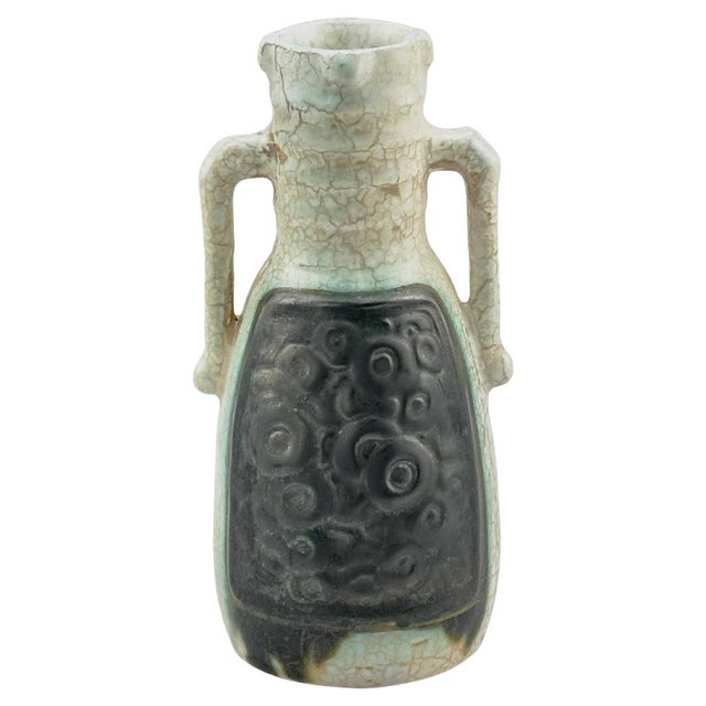 Art Deco Ceramic Urn Vase, Czech, 1930s For Sale - Image 10 of 10