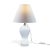 Port 68 Bari Plum Crystal 15" Mini Lamp, Clear For Sale - Image 4 of 5