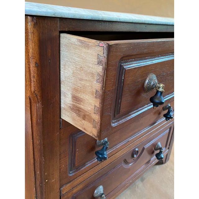 Late 19th Century Late 19th Century Marble Top Chest For Sale - Image 5 of 6