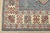 Kazak Rug 2’10” X 5’1” Blue Wool Tribal Hand-Knotted Oriental Carpet For Sale - Image 9 of 12