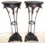 Antique Grand Entrance Italian Brass Griffins & Marble Display Stands - a Pair For Sale - Image 9 of 13
