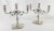 Queen Anne Mid 20th Century Pair of Sterling Silver Weighted Candlesticks Candelabra by Black Starr and Gorham For Sale - Image 3 of 12