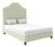Nina Bed in Schumacher Creeping Fern, Moss - Full For Sale