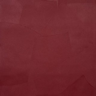 SAMPLE - Schumacher x David Kaihoi Hand Combed Plaster Wallpaper In Oxblood For Sale