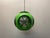 Mid-Century Modern Vintage Ufo Ceiling Lamp in Green Plastic and with Black Grids from Massive Lighting, 1970s For Sale - Image 3 of 18