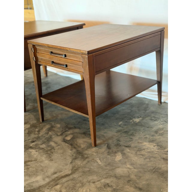 Mid-Century Modern Mersman Mid-Century End Tables For Sale - Image 3 of 11