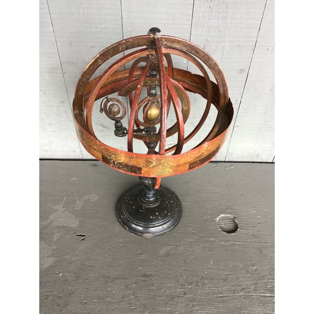 French Early 19th Century French Copernican Heliocentric Armillary Sphere Delamarche For Sale - Image 3 of 10