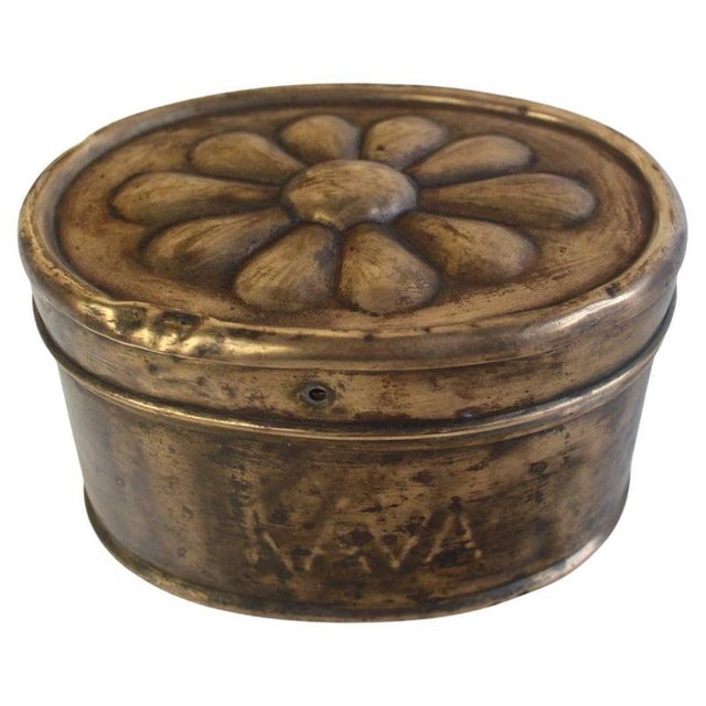 Art Deco Brass Coffee Box, 1920s. For Sale - Image 11 of 11