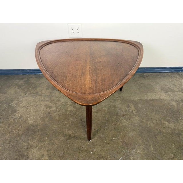 Coffee Sculptural Walnut Coffee Table, Danish Modern, 1950s Design For Sale - Image 8 of 17